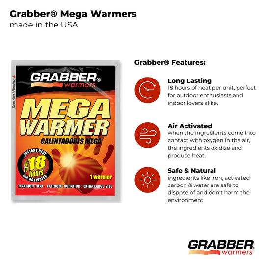 Bulk Grabber® Extended Duration Mega Warmers | 8 Displays, 240 Units