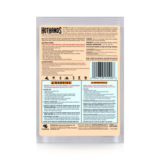 HotHands 12 Hour Adhesive Body Warmers | 40 Pack