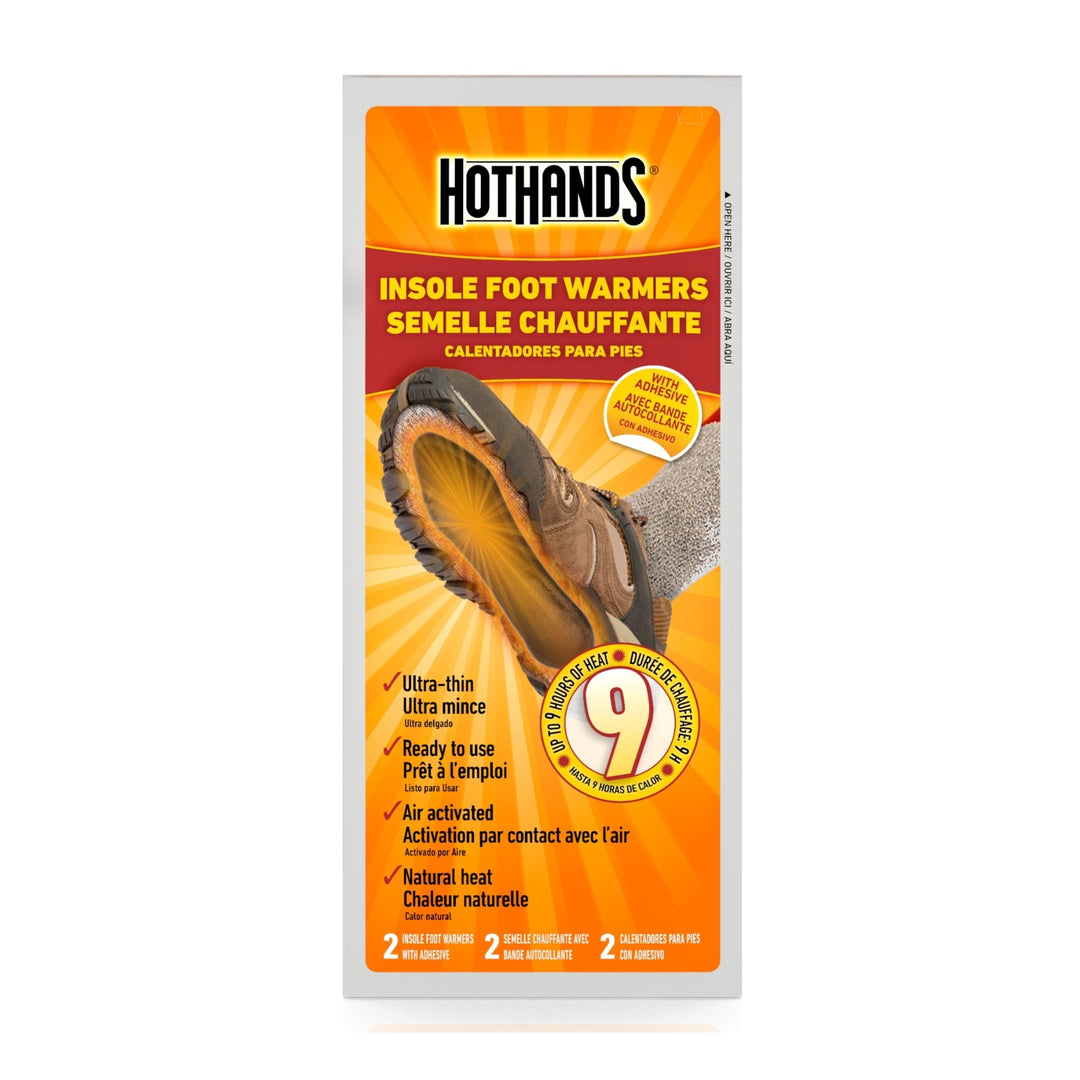 HotHands 9 Hour Adhesive Insole Foot Warmers | 16 Pairs